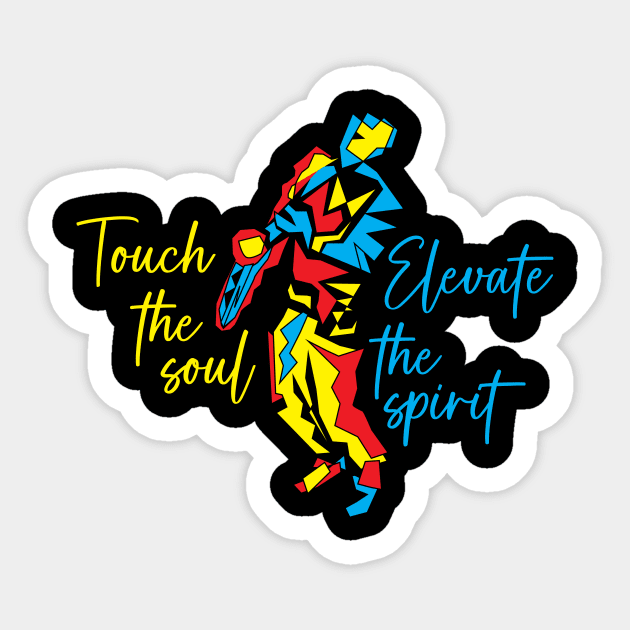 Touch the Soul Elevate the Spirit Sticker by jazzworldquest